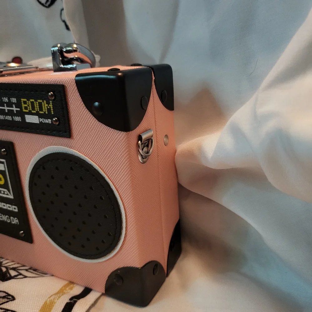 NWT MINI BOOM BOX PURSE